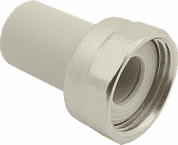 Переходник с накидной гайкой 32 х 1"1/4 PP-R FV-PLAST серый